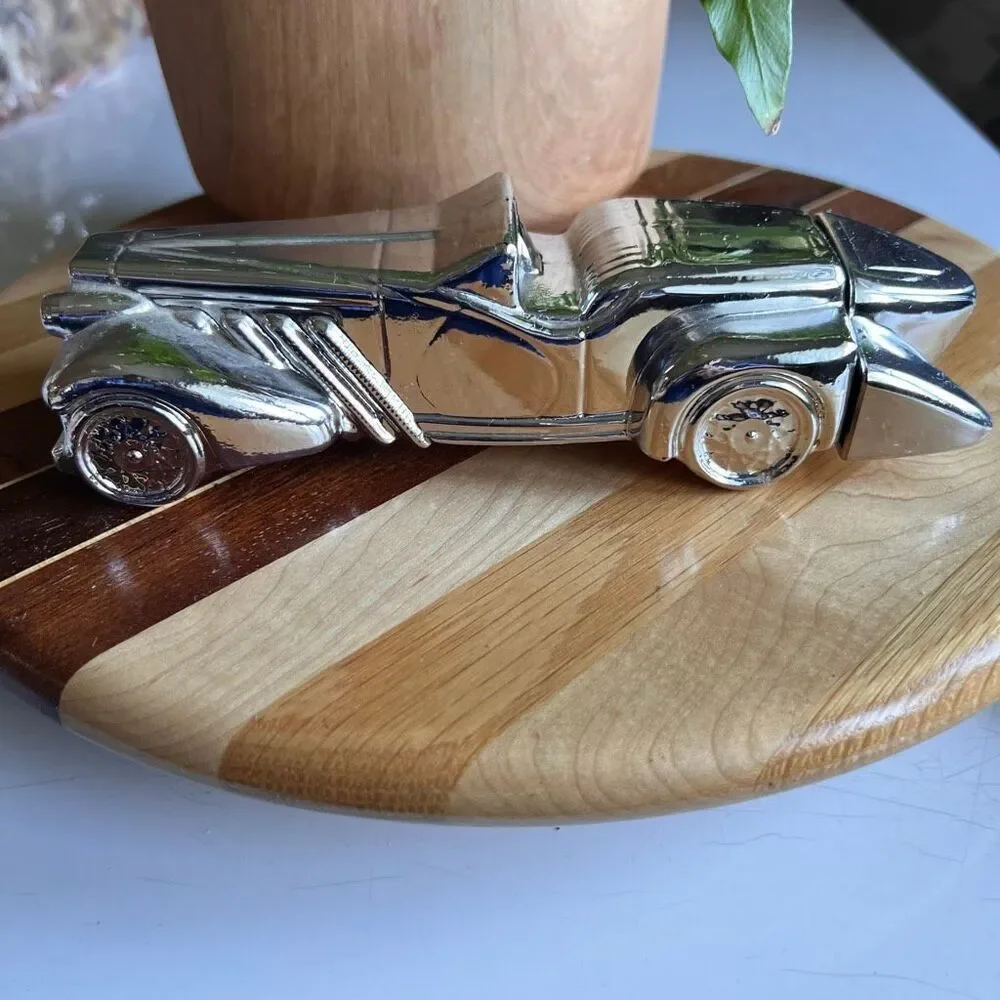Avon Silver Duesenberg Car Decanter, which was originally marketed for Wild Coun